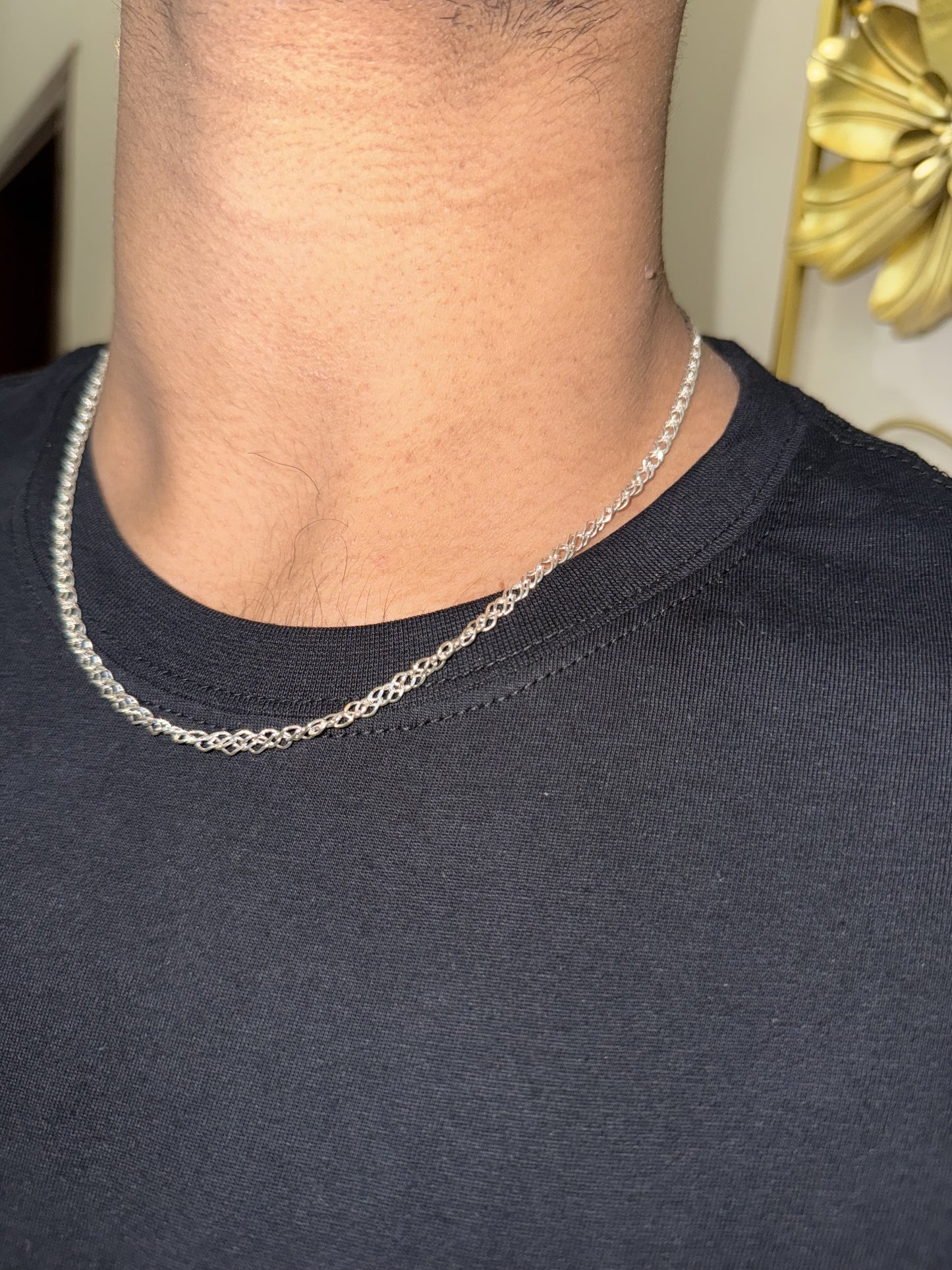3. Unisex Classic 100% Sterling Silver 925 Chain