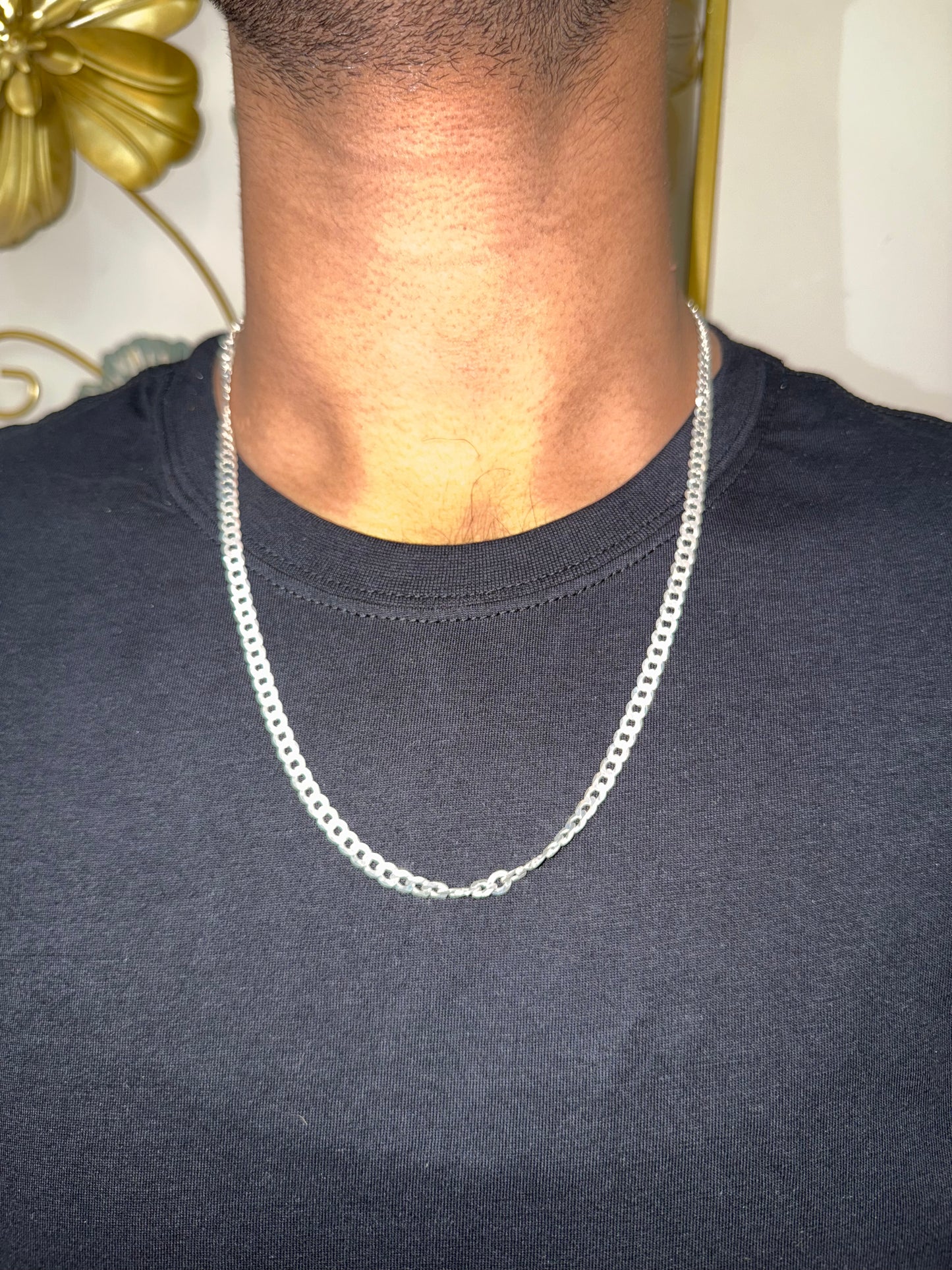 2. Unisex Classic 100% Sterling Silver 925 Chains