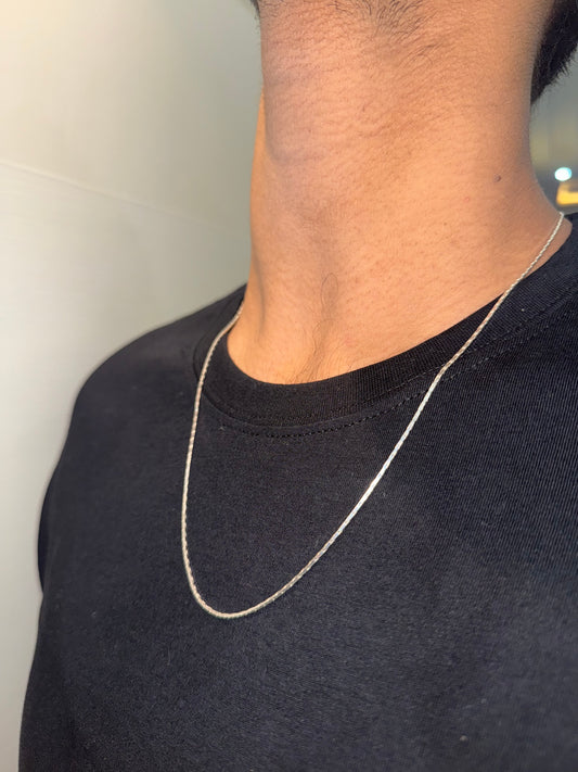 12. Unisex Classic 100% Sterling Silver 925 Chain
