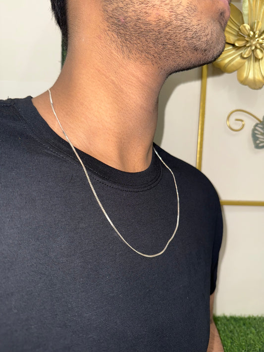 10. Unisex Classic 100% Sterling Silver 925 Chain