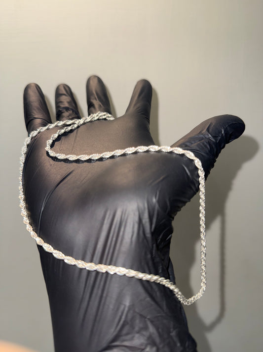 1. Unisex Classic 100% Sterling Silver 925 Chain
