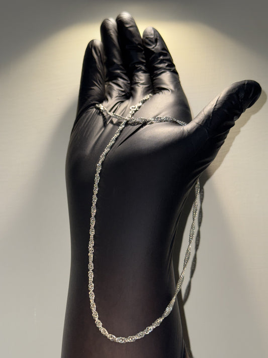 3. Unisex Classic 100% Sterling Silver 925 Chain